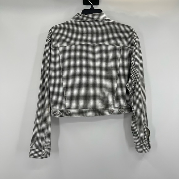 Women’s zara gingham denim jacket size small - Picture 8 of 8